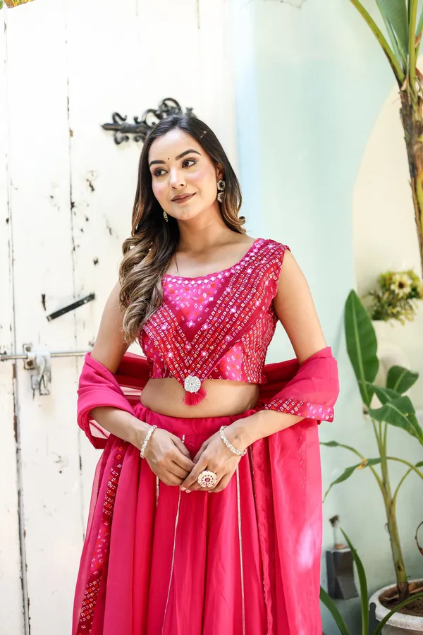 Pink_Rayon_Printed_Lehenga_Choli_Set