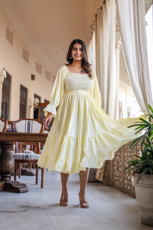 Yellow_Cotton_Regular_Fit_Solid_Anrkali_Gown_For_Women