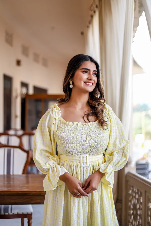Yellow_Cotton_Regular_Fit_Solid_Anrkali_Gown_For_Women