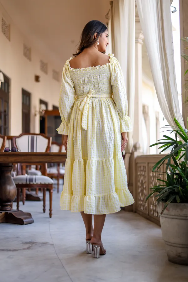 Yellow_Cotton_Regular_Fit_Solid_Anrkali_Gown_For_Women