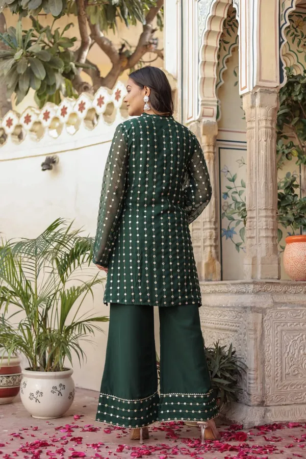 Women_Georgette_Top_And_Sharara_Set_(Green)