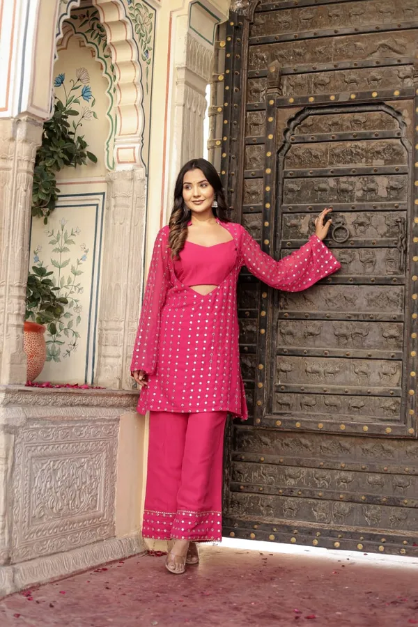 Women_Georgette_Top_And_Sharara_Set_(Pink)