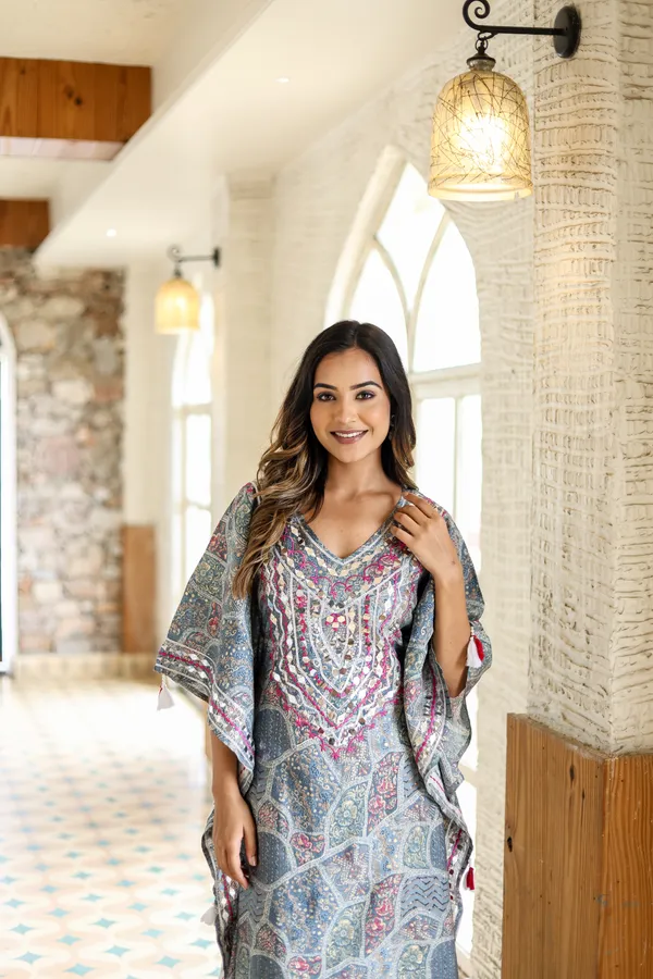 Grey_Chinnon_Regular_Fit_Solid_Kaftan_And_Pant_Set_For_Women