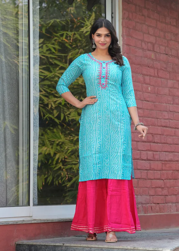 Women_Printed_Embroidery_Work_Kurta_And_Palazzo_Or_Dupatta_Set
