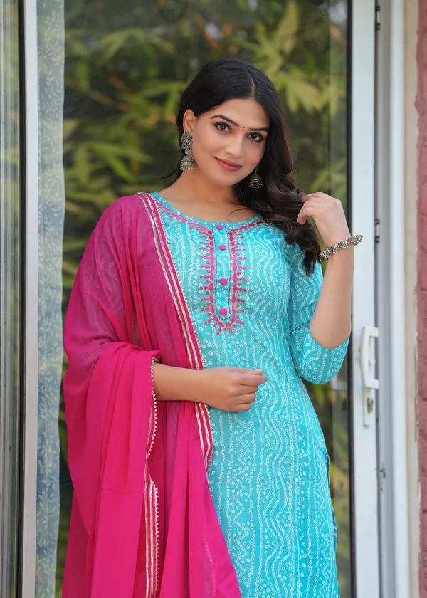 Women_Printed_Embroidery_Work_Kurta_And_Palazzo_Or_Dupatta_Set