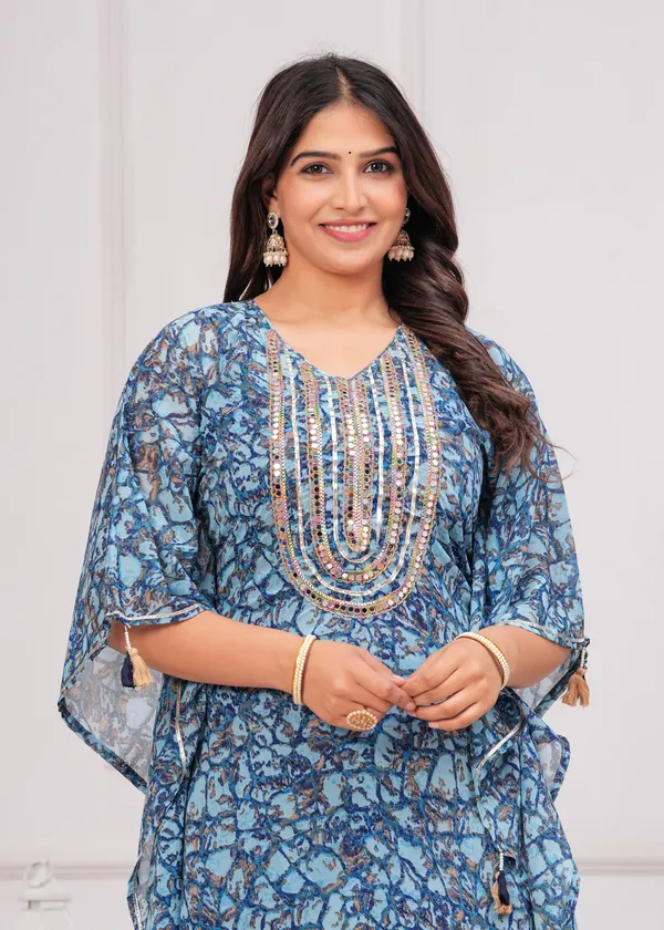 Women_Printed_or_Gota_Patti_Work_Kaftan_Set