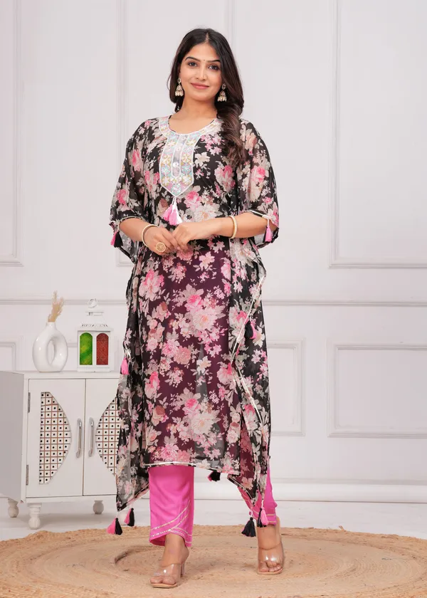 Women_Printed_or_Gota_Patti_Work_Kaftan_Set_write