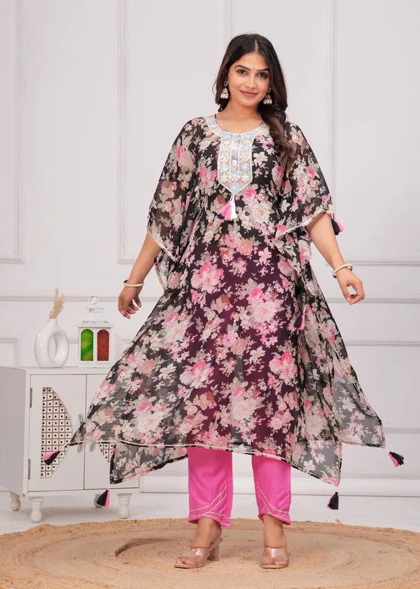 Women_Printed_or_Gota_Patti_Work_Kaftan_Set_write