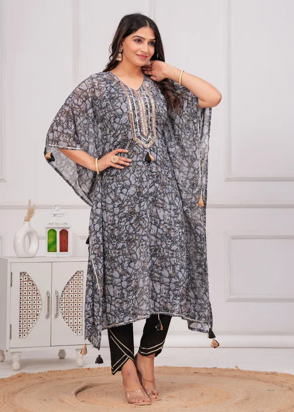 Women_Printed_or_Gota_Patti_Work_Kaftan_Set