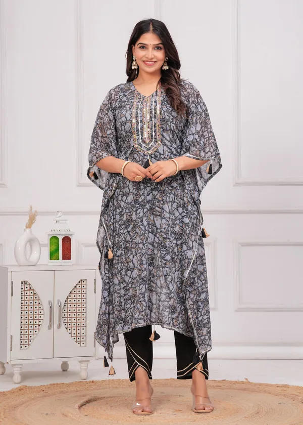 Women_Printed_or_Gota_Patti_Work_Kaftan_Set