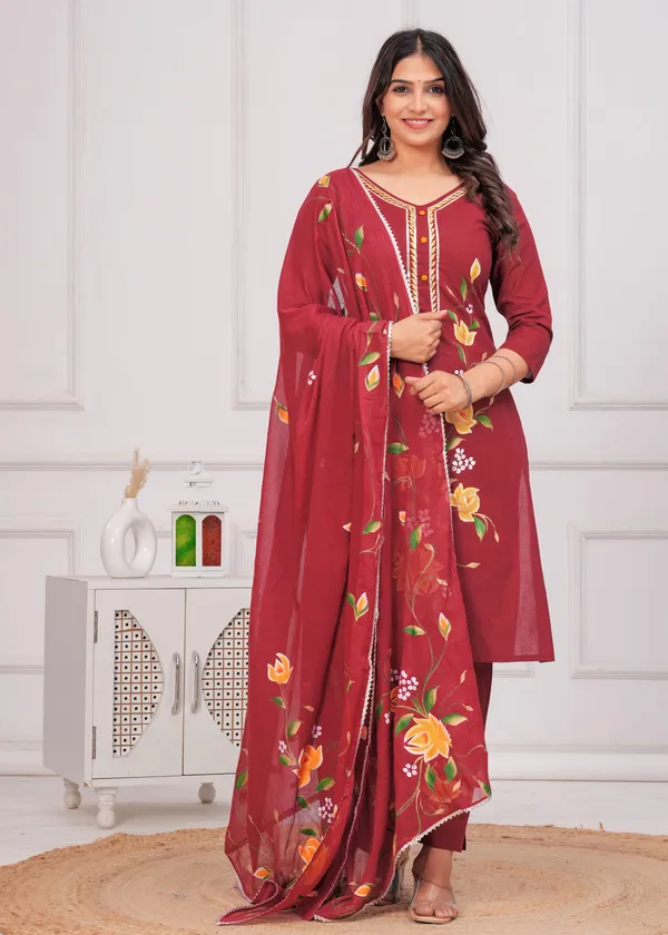 Women_Printed_or_Gota_Patti_Work_Kurta_and_Pant_Set