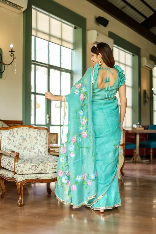 Sky_Blue_Ready_To_Wear_Kota_Doriya__Saree_For_Women