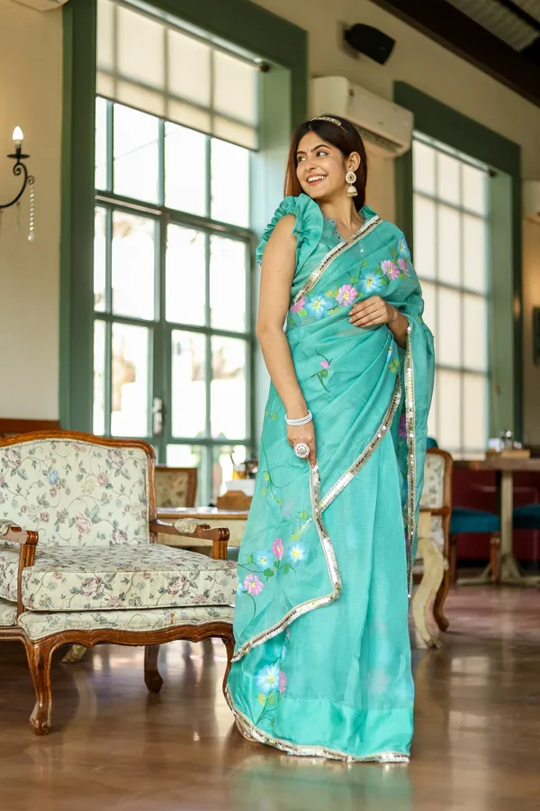 Sky_Blue_Ready_To_Wear_Kota_Doriya__Saree_For_Women