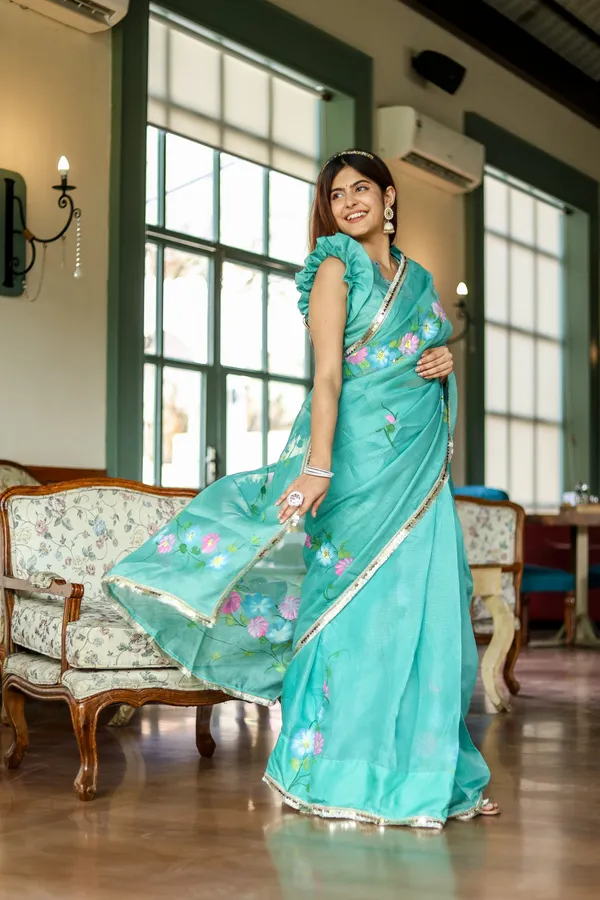 Sky_Blue_Ready_To_Wear_Kota_Doriya__Saree_For_Women