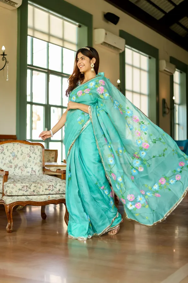Sky_Blue_Ready_To_Wear_Kota_Doriya__Saree_For_Women