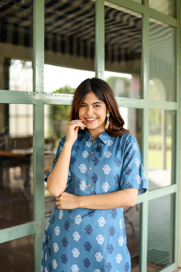 Blue_Cotton_Printed_Kurta_And_Pant
