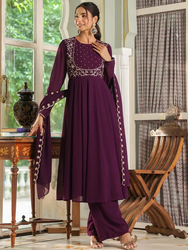 Purple_Georgette_Embroidered_Anarkali_Palazzo_Set_For_Women