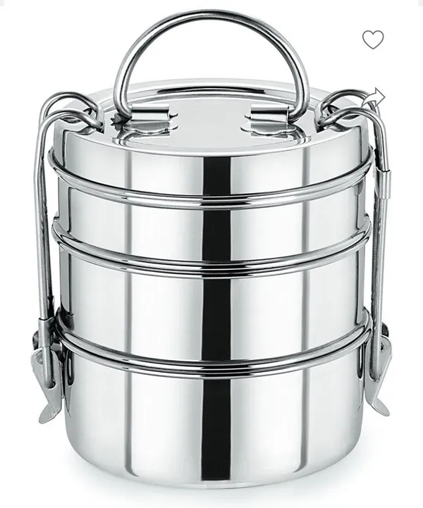 Silver_Premium_Stainless_Steel_Lunch_Carrier_For_Men_And_Women