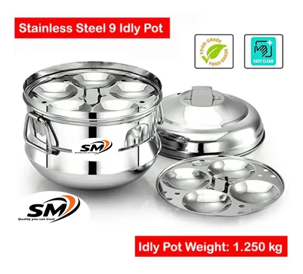 Silver_Premium_Stainless_Steel_Idli_Cooker_For_Kitchen_Use