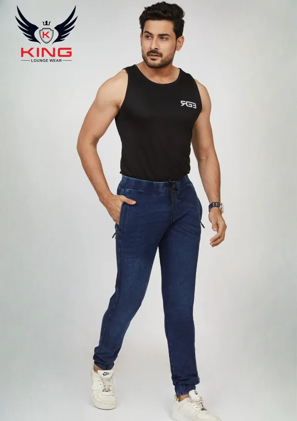 Indigo_Casual_Wear_Regular_Fit_Denim_Track_Pant_For_Men