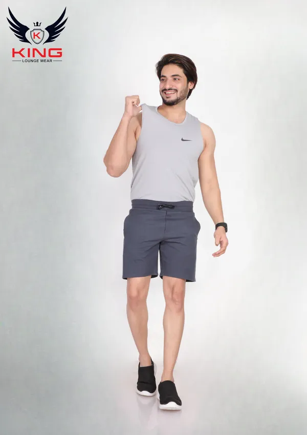 Dark_Grey_Casual_Regular_Fit_Hosiery_Shorts_For_Men