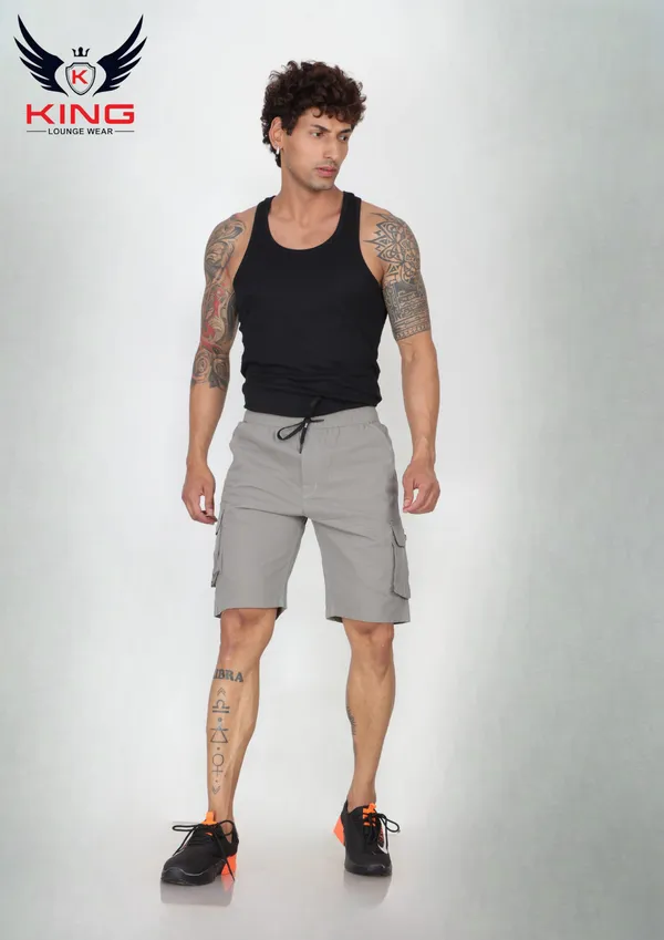 Steel_Casual_Regular_Fit_Textile_Cotton_Shorts_For_Men