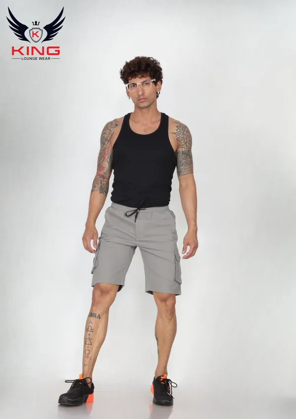 Steel_Casual_Regular_Fit_Textile_Cotton_Shorts_For_Men