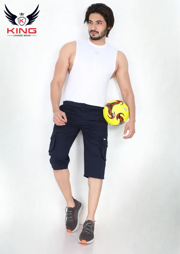 Navy_Casual_Regular_Fit_Textile_Cotton_Capri_For_Men
