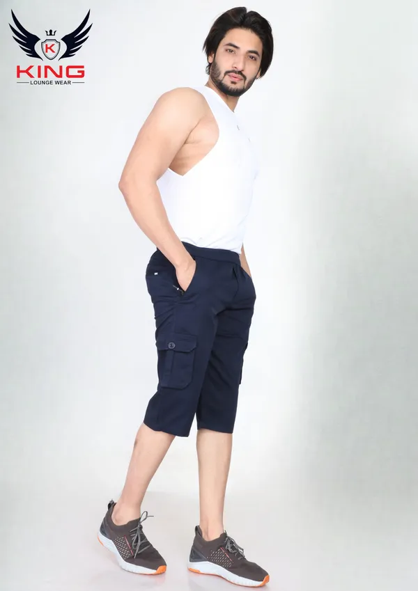 Navy_Casual_Regular_Fit_Textile_Cotton_Capri_For_Men