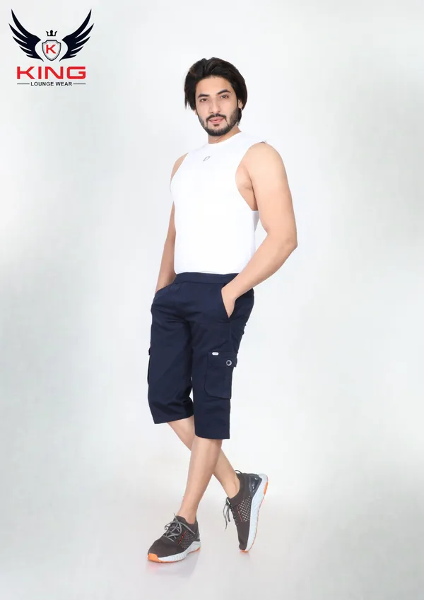 Navy_Casual_Regular_Fit_Textile_Cotton_Capri_For_Men