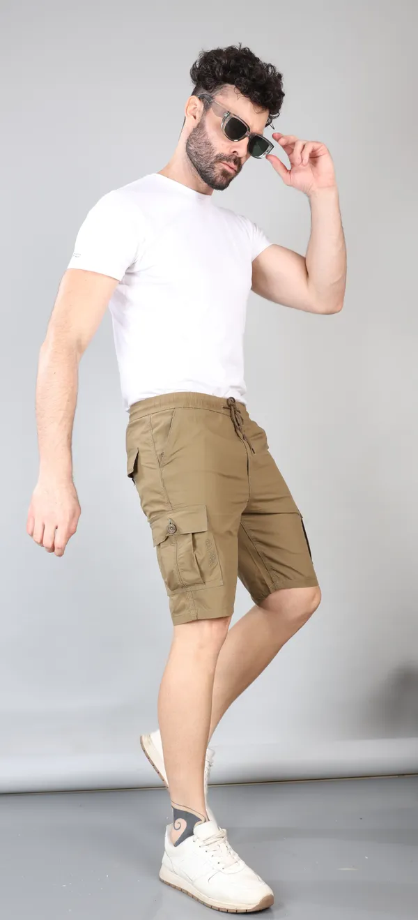 KING_LOUNGE_WEAR_Casual_Regular_Fit_Textile_Cotton_Shorts_for_Men_(Khaki)