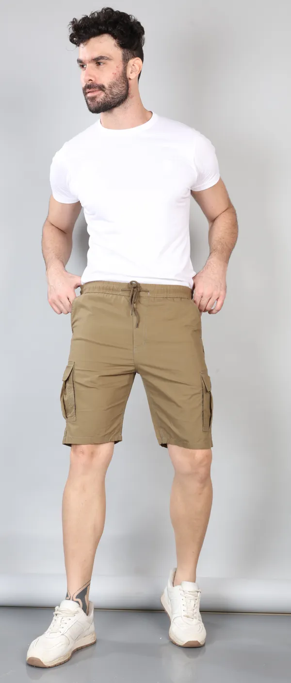 KING_LOUNGE_WEAR_Casual_Regular_Fit_Textile_Cotton_Shorts_for_Men_(Khaki)