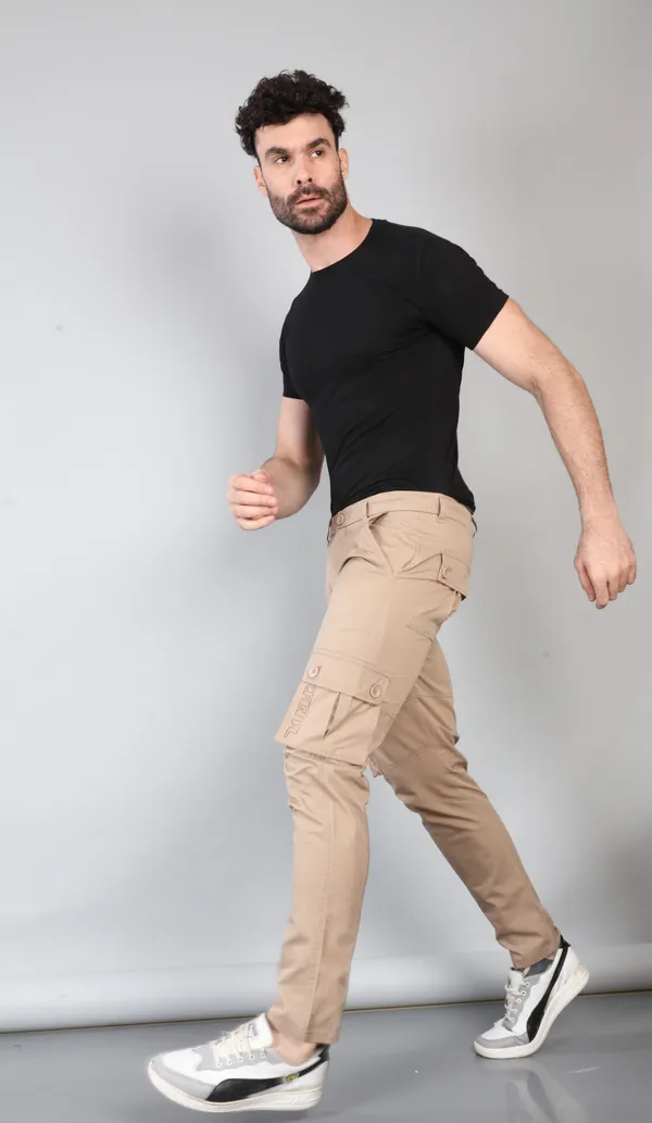 Beige_Cotton_Casual_Wear_Regular_Fit_Textile_Cargo_Pants_for_Men