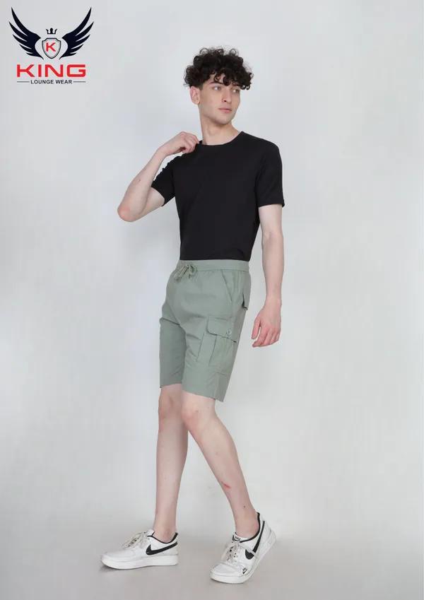 Pista_Casual_Regular_Fit_Textile_Cotton_Shorts_For_Men