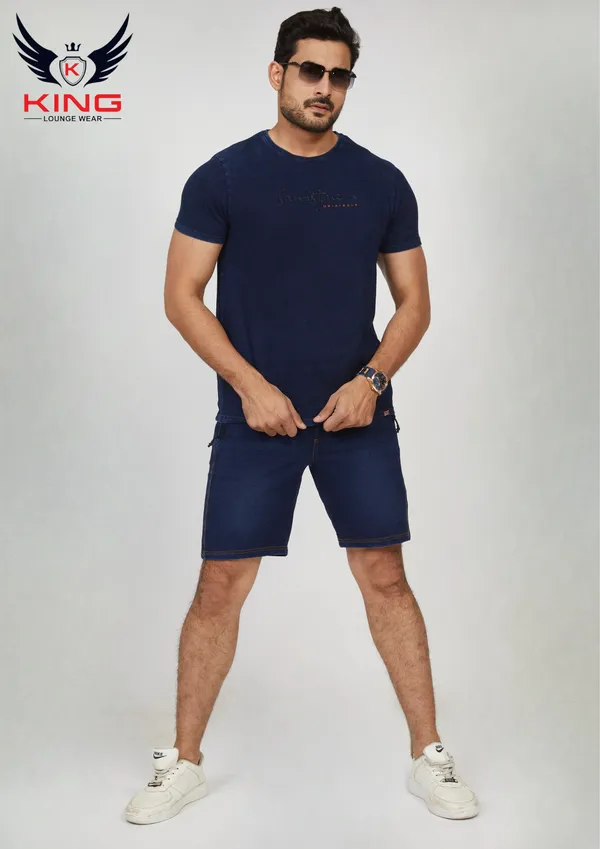 Indigo_Casual_Regular_Fit_Denim_T-Shirt_For_Men