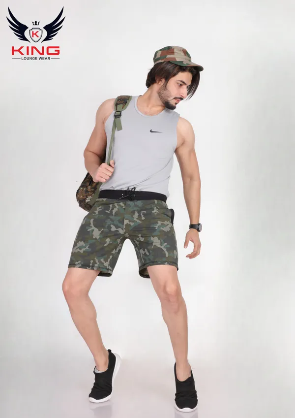 Olive_Casual_Regular_Fit_Hosiery_Shorts_For_Men