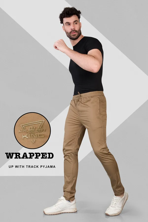 Khaki_Cotton_Comfortable_Casual_Wear_Regular_Fit_Textile_Cargo_Pants_for_Men