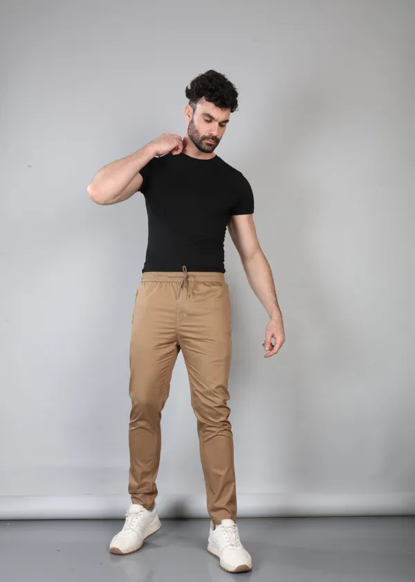 Khaki_Cotton_Comfortable_Casual_Wear_Regular_Fit_Textile_Cargo_Pants_for_Men