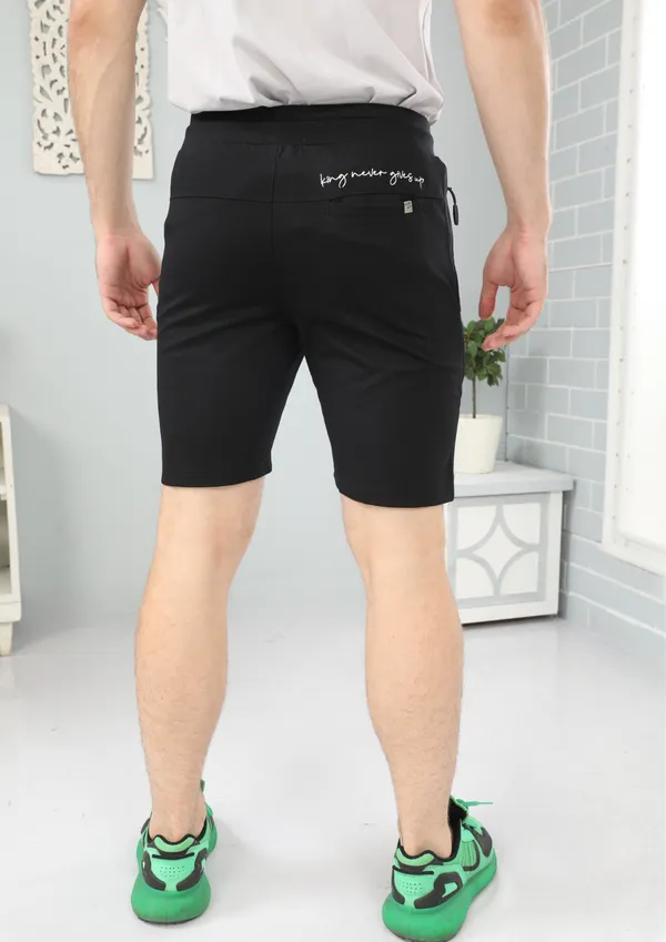 Black_Casual_Wear_Regular_Fit_4_Way_Lycra_Shorts_For_Men