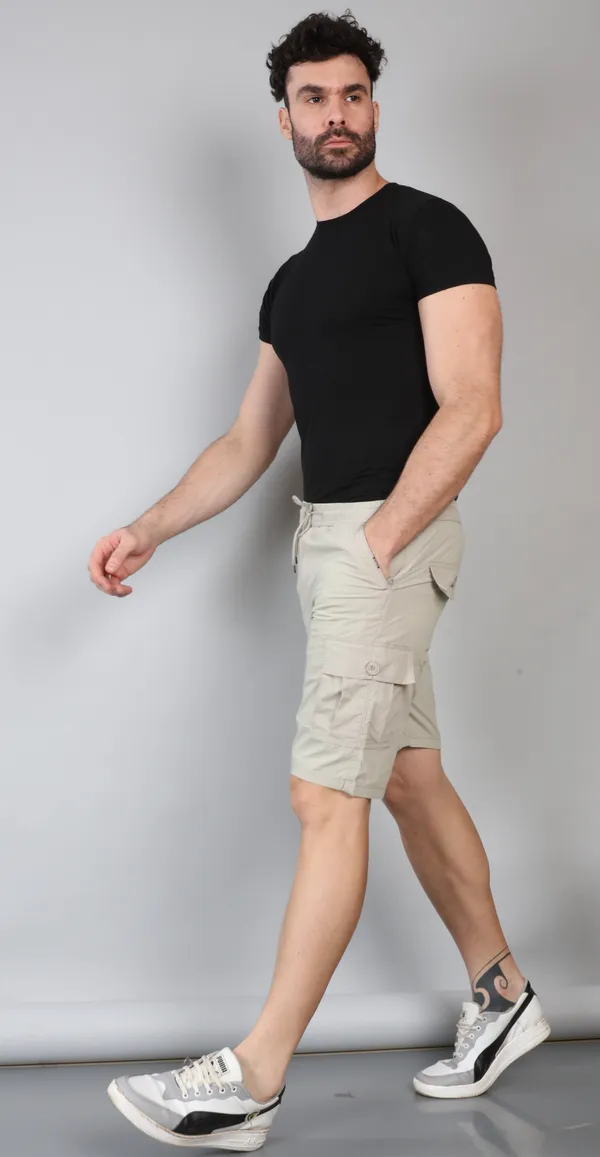 KING_LOUNGE_WEAR_Casual_Regular_Fit_Textile_Cotton_Shorts_for_Men_(White)