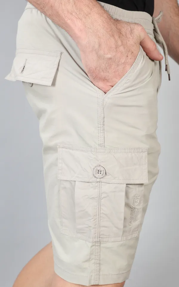 KING_LOUNGE_WEAR_Casual_Regular_Fit_Textile_Cotton_Shorts_for_Men_(White)