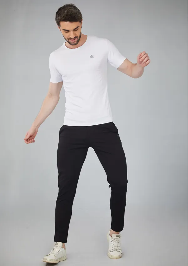 White_Sports_Wear_Slim_Fit_Dri-Fit_T-Shirt_For_Men