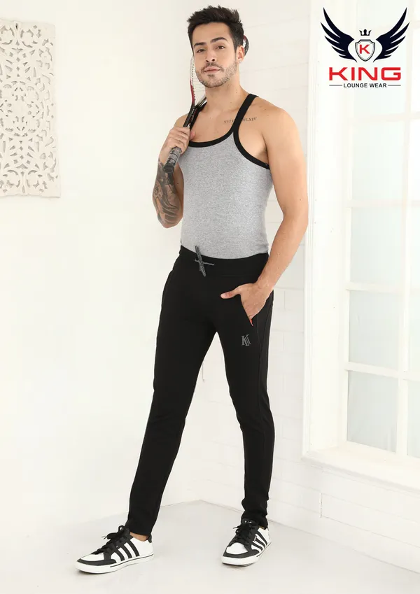 Black_Casual_Regular_Fit_Looper_Knit_Track_Pant_For_Men