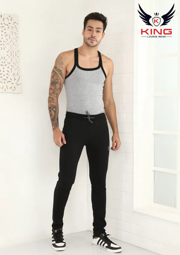 Black_Casual_Regular_Fit_Looper_Knit_Track_Pant_For_Men