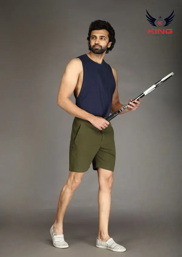 Olive_Casual_Wear_Regular_Fit_Hosiery_Shorts_For_Men