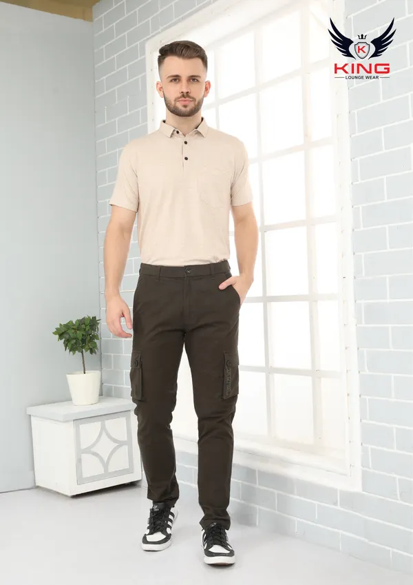 Olive_Casual_Wear_Regular_Fit_Textile_Cotton_Cargo_Pants_For_Men