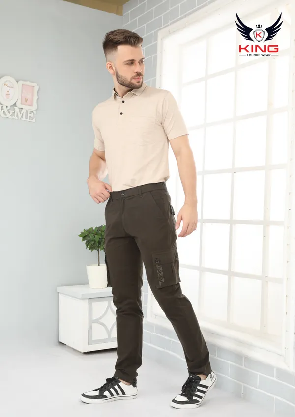 Olive_Casual_Wear_Regular_Fit_Textile_Cotton_Cargo_Pants_For_Men