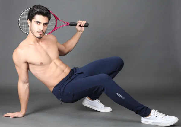 Navy_Sports_Wear_Slim_Fit_Dri-Fit_Track_Pants_for_Men