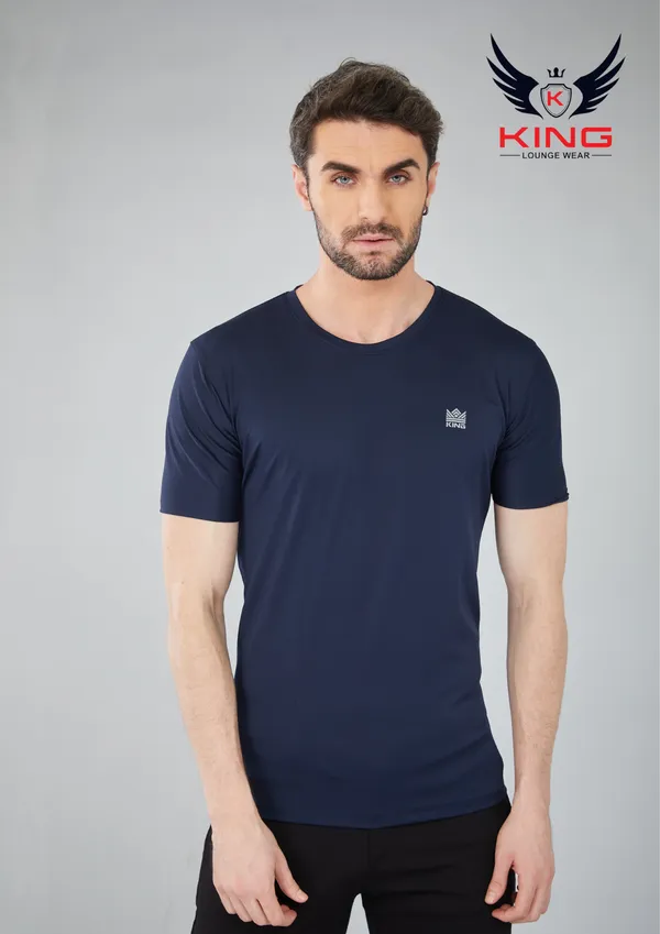 Navy_Sports_Wear_Slim_Fit_Regular-Fit_T-Shirt_For_Men