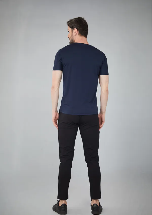 Navy_Sports_Wear_Slim_Fit_Regular-Fit_T-Shirt_For_Men